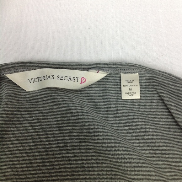 DONATION SALE VS Gray Half Sleeve Striped T Shirt - Picture 6 of 6